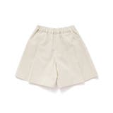 【店舗限定】ワイドプリーツキュロットパンツ(95~150cm) | BeBe Petits Pois Vert | 詳細画像6 