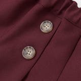 【店舗限定】フロントボタンプリーツキュロットパンツ(95~150cm) | BeBe Petits Pois Vert | 詳細画像12