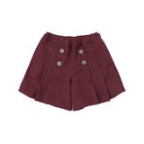 【店舗限定】フロントボタンプリーツキュロットパンツ(95~150cm) | BeBe Petits Pois Vert | 詳細画像9