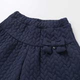 【店舗限定】【お揃い】キルトジャガード切り替えキュロットパンツ(95~160cm… | BeBe Petits Pois Vert | 詳細画像10 