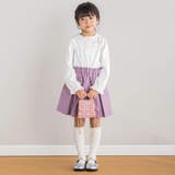 【店舗限定】ウエストリボンスカート(100~160cm) | BeBe Petits Pois Vert | 詳細画像5 