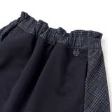 【店舗限定】【お揃い】チェックジャガード切り替えスカート(100~150cm) | BeBe Petits Pois Vert | 詳細画像11 