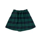 グリーン系 | 【店舗限定】【お揃い】センタータックチェックスカート(95~150cm) | BeBe Petits Pois Vert