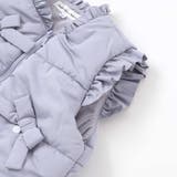 【店舗限定】リボンフリルタフタ中綿ベスト(95~150cm) | BeBe Petits Pois Vert | 詳細画像11