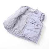 【店舗限定】リボンフリルタフタ中綿ベスト(95~150cm) | BeBe Petits Pois Vert | 詳細画像15