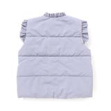 【店舗限定】リボンフリルタフタ中綿ベスト(95~150cm) | BeBe Petits Pois Vert | 詳細画像9