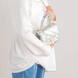 【店舗限定】パールリボンチャーム付きチェーンBAG | BeBe Petits Pois Vert | 詳細画像7 