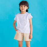 【店舗限定】肩リボンTシャツ(95~150cm) | BeBe Petits Pois Vert | 詳細画像3