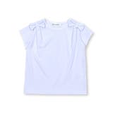【店舗限定】肩リボンTシャツ(95~150cm) | BeBe Petits Pois Vert | 詳細画像5