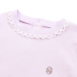 天竺レースポイントロングTシャツ(95~150cm) | BeBe Petits Pois Vert | 詳細画像9 