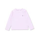 パープル | 天竺レースポイントロングTシャツ(95~150cm) | BeBe Petits Pois Vert