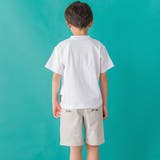 【店舗限定】立体ロゴプリント天竺半袖Tシャツ(95~160cm) | BeBe Petits Pois Vert | 詳細画像4 