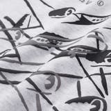 【店舗限定】飛行機発泡プリント天竺長袖Tシャツ(95~150cm) | BeBe Petits Pois Vert | 詳細画像11