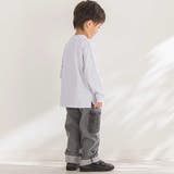 【店舗限定】飛行機発泡プリント天竺長袖Tシャツ(95~150cm) | BeBe Petits Pois Vert | 詳細画像3