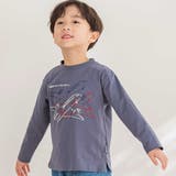【店舗限定】飛行機発泡プリント天竺長袖Tシャツ(95~150cm) | BeBe Petits Pois Vert | 詳細画像6