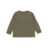 【店舗限定】フロッキープリント切り替え天竺長袖Tシャツ(95~150cm) | BeBe Petits Pois Vert | 詳細画像10