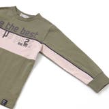 【店舗限定】フロッキープリント切り替え天竺長袖Tシャツ(95~150cm) | BeBe Petits Pois Vert | 詳細画像13