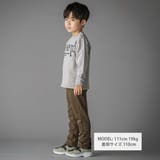 【店舗限定】インレイ発泡プリントカブトムシ長袖Tシャツ(95~150cm) | BeBe Petits Pois Vert | 詳細画像2