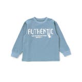 ブルー | 【店舗限定】インレイ発泡プリントカブトムシ長袖Tシャツ(95~150cm) | BeBe Petits Pois Vert