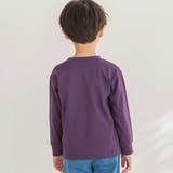 【店舗限定】ロゴテープライン天竺長袖Tシャツ(95~160cm) | BeBe Petits Pois Vert | 詳細画像3