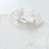 【店舗限定】起毛リブハイネック折り返しトップス(95~160cm) | BeBe Petits Pois Vert | 詳細画像15 
