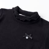 【店舗限定】起毛リブハイネック折り返しトップス(95~160cm) | BeBe Petits Pois Vert | 詳細画像8 