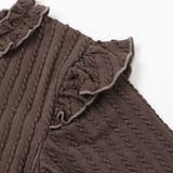 【店舗限定】メロウフリル立体リブ長袖Tシャツ(95~150cm) | BeBe Petits Pois Vert | 詳細画像8 