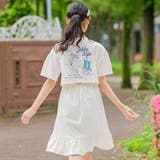 オンナノコバックプリントワンピース(130~160cm) | ZIDDY | 詳細画像4 