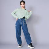 肩あきTシャツ&シャーリングトップセット | ZIDDY | 詳細画像10