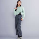 肩あきTシャツ&シャーリングトップセット | ZIDDY | 詳細画像11
