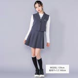 【 ニコ☆プチ 掲載 】ジレ＆ベーシックTシャツセット(130~160cm) | ZIDDY | 詳細画像2 
