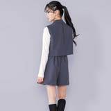 【 ニコ☆プチ 掲載 】ジレ＆ベーシックTシャツセット(130~160cm) | ZIDDY | 詳細画像5 