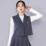 グレー | 【 ニコ☆プチ 掲載 】ジレ＆ベーシックTシャツセット(130~160cm) | ZIDDY