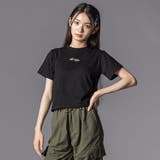 シアーカーディガン＆半袖ロゴTシャツ(130~160cm) | ZIDDY | 詳細画像8 