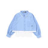 ダブル襟長袖シャツブラウス&タンクトップセット(130~160cm) | ZIDDY | 詳細画像12 