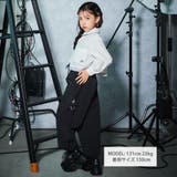 ダブル襟長袖シャツブラウス&タンクトップセット(130~160cm) | ZIDDY | 詳細画像2 