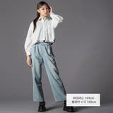 ダブル襟長袖シャツブラウス&タンクトップセット(130~160cm) | ZIDDY | 詳細画像4 