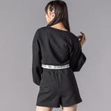 膨れジャガードトレーナー＆ショートパンツセット(130~160cm) | ZIDDY | 詳細画像5 