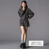 メランジカーディガン＆ボトムセット(130~160cm) | ZIDDY | 詳細画像2 