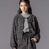 メランジカーディガン＆ボトムセット(130~160cm) | ZIDDY | 詳細画像4 