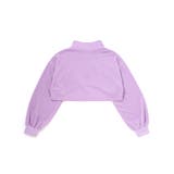 ハーフジップドロップショルダートップス＆短丈半袖Tシャツセット(130~160c… | ZIDDY | 詳細画像12 