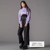 ハーフジップドロップショルダートップス＆短丈半袖Tシャツセット(130~160c… | ZIDDY | 詳細画像3 