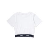 ハーフジップドロップショルダートップス＆短丈半袖Tシャツセット(130~160c… | ZIDDY | 詳細画像9 