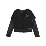 チュールレースアップTシャツセット(130~160cm) | ZIDDY | 詳細画像9 