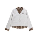 チェックシャツ×リブカーディガンセット(130~160cm) | ZIDDY | 詳細画像24 