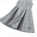【 ニコ☆プチ 掲載 】グレンチェックジャンパースカート(130~160cm) | ZIDDY | 詳細画像13 