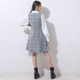 【 ニコ☆プチ 掲載 】グレンチェックジャンパースカート(130~160cm) | ZIDDY | 詳細画像6 