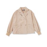 【 ニコ☆プチ 掲載 】トレンチコート風ブルゾン(130~160cm) | ZIDDY | 詳細画像14 