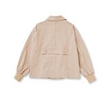 【 ニコ☆プチ 掲載 】トレンチコート風ブルゾン(130~160cm) | ZIDDY | 詳細画像15 