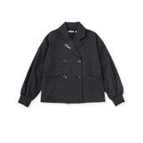 【 ニコ☆プチ 掲載 】トレンチコート風ブルゾン(130~160cm) | ZIDDY | 詳細画像6 